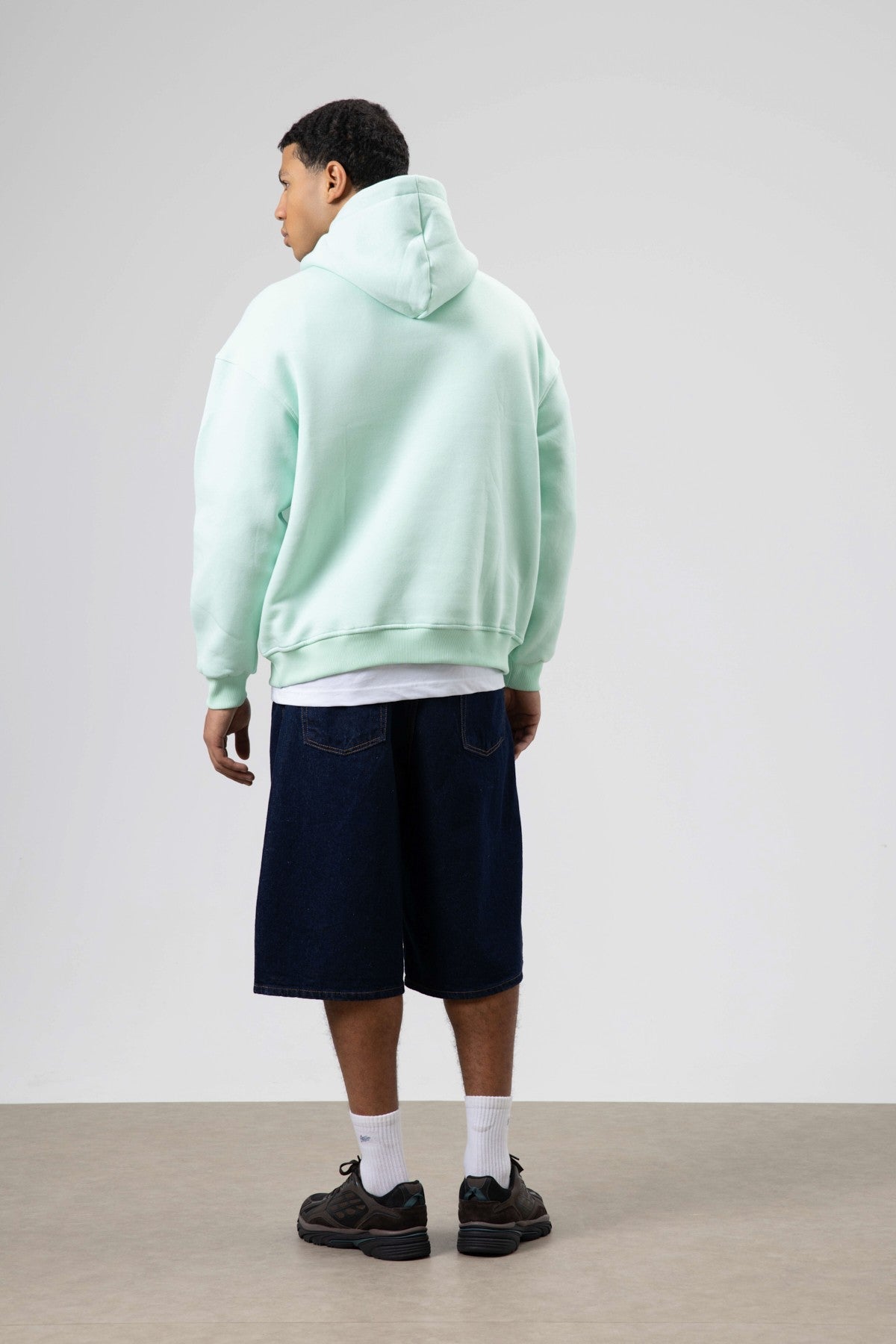 Oversized Printed Hooded Sweatshirt