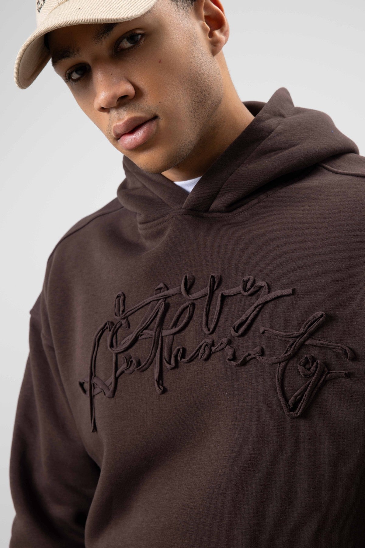 Oversized Printed Hooded Sweatshirt V70-117