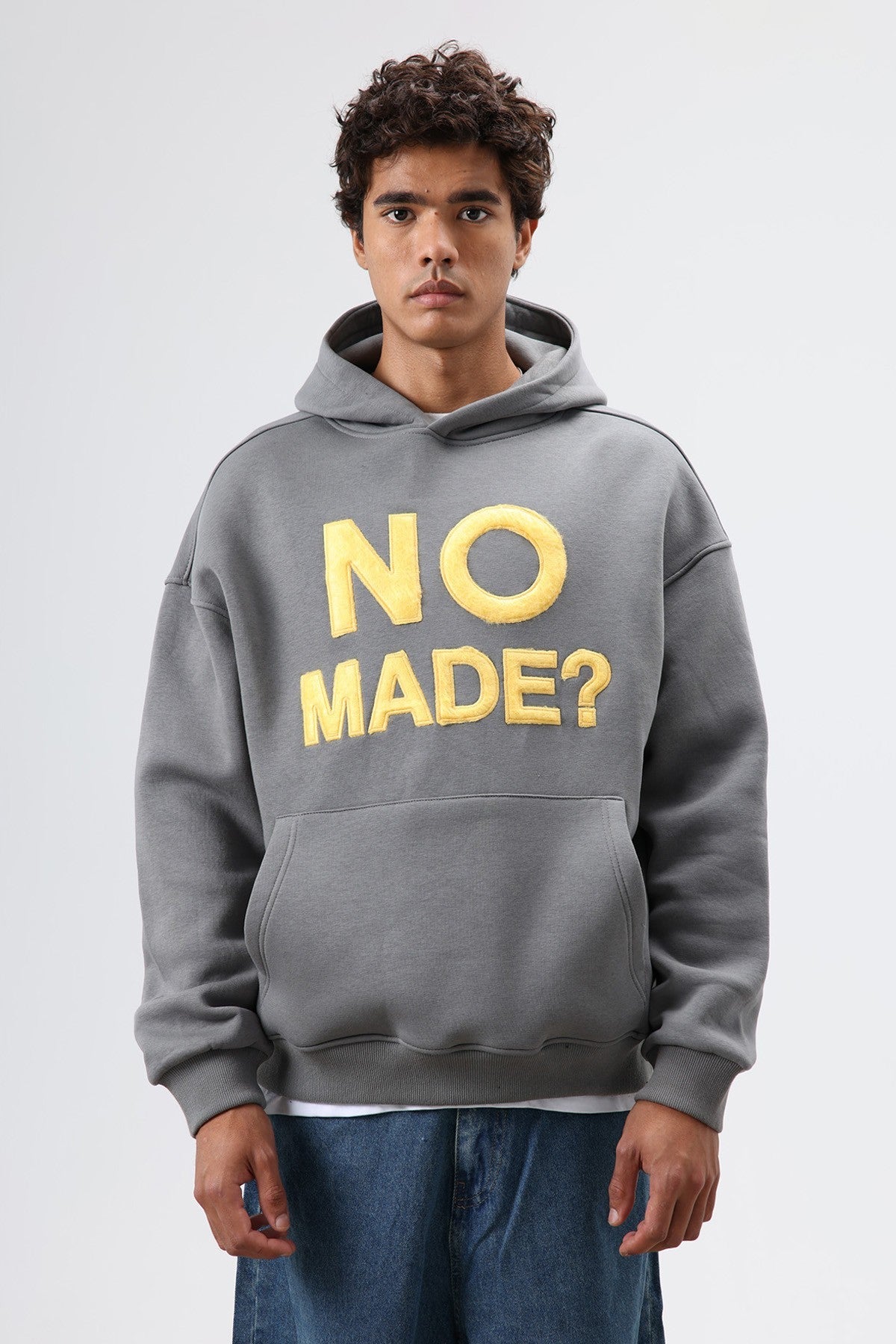 Oversized Printed Hooded Sweatshirt