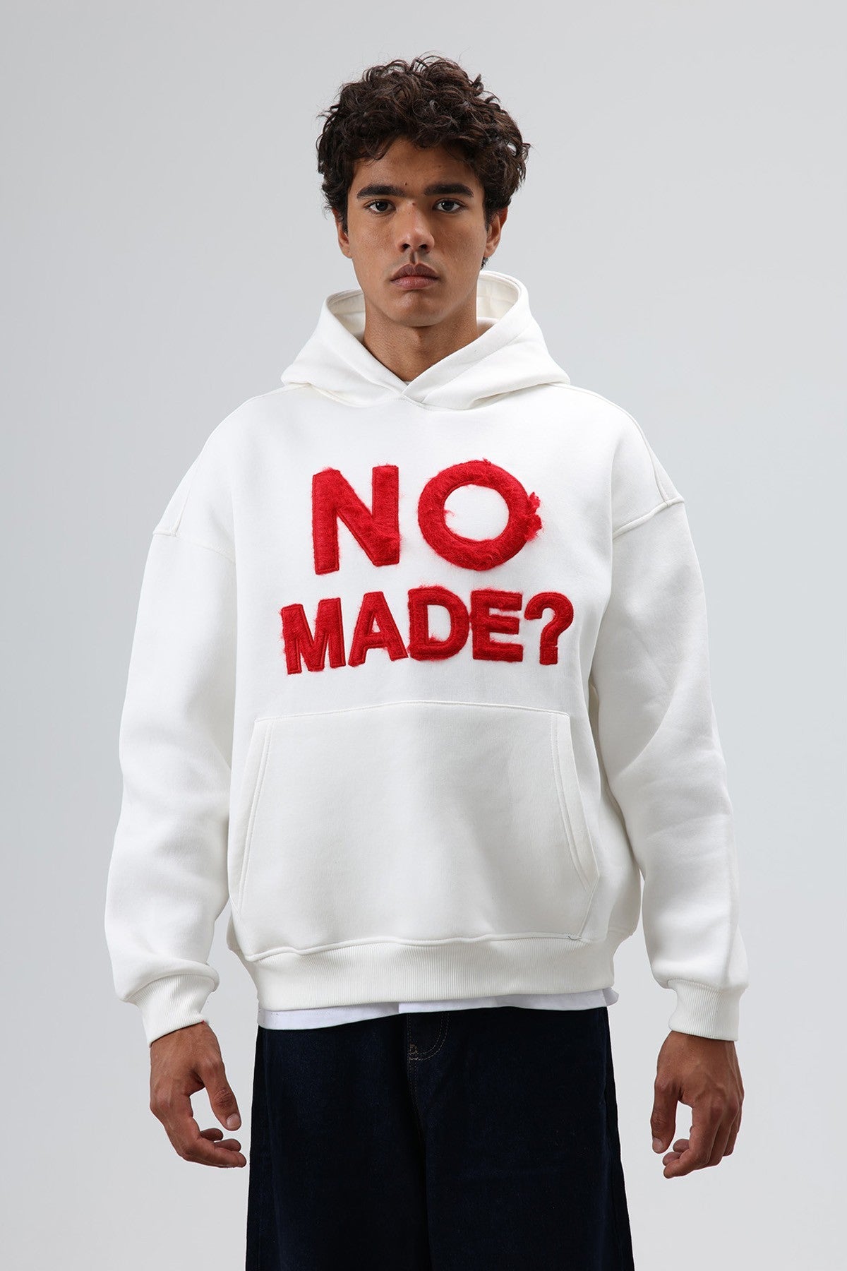 Oversized Printed Hooded Sweatshirt