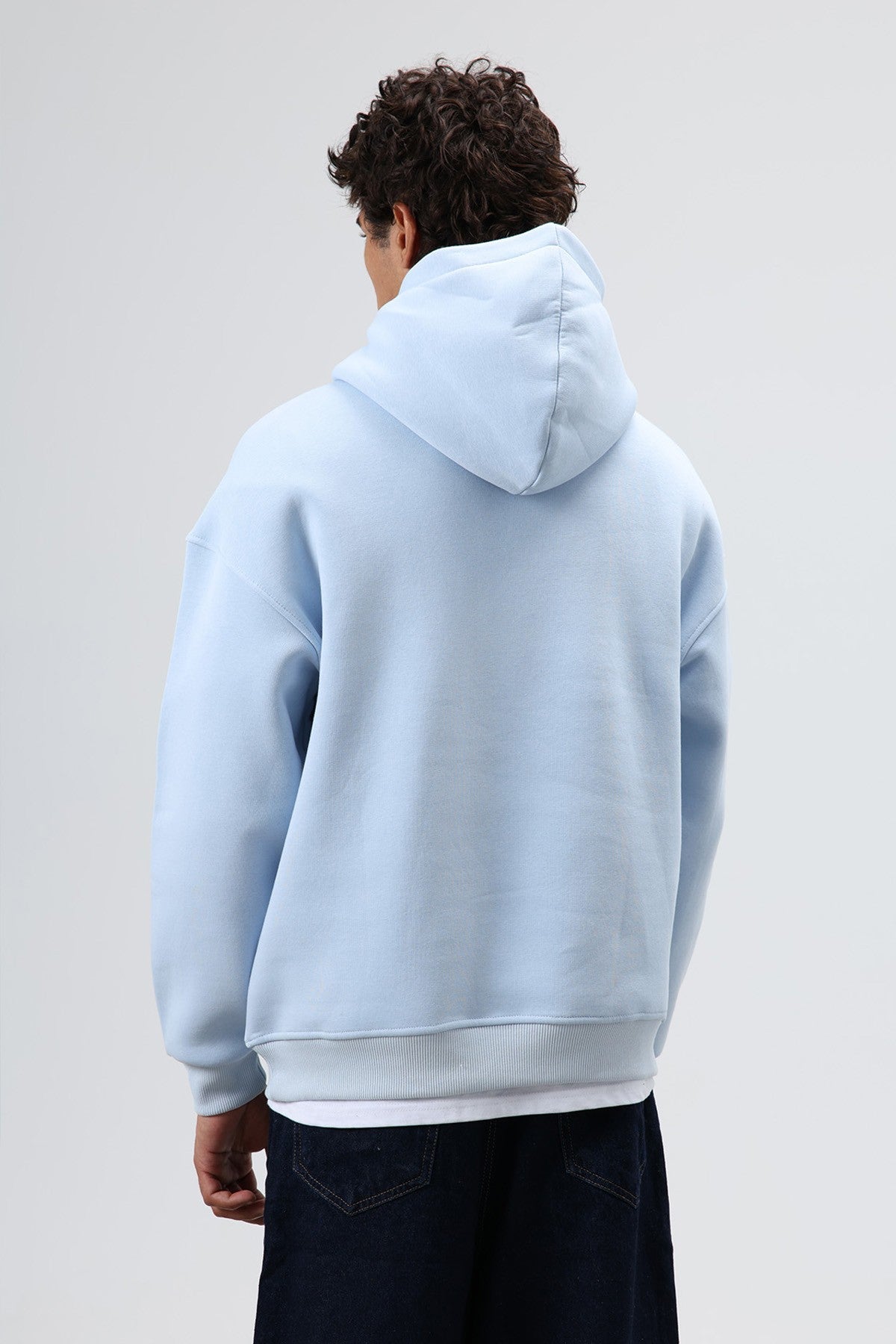 Oversized Printed Hooded Sweatshirt