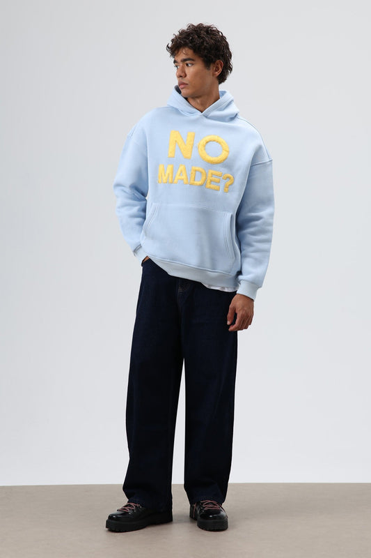 Oversized Printed Hooded Sweatshirt