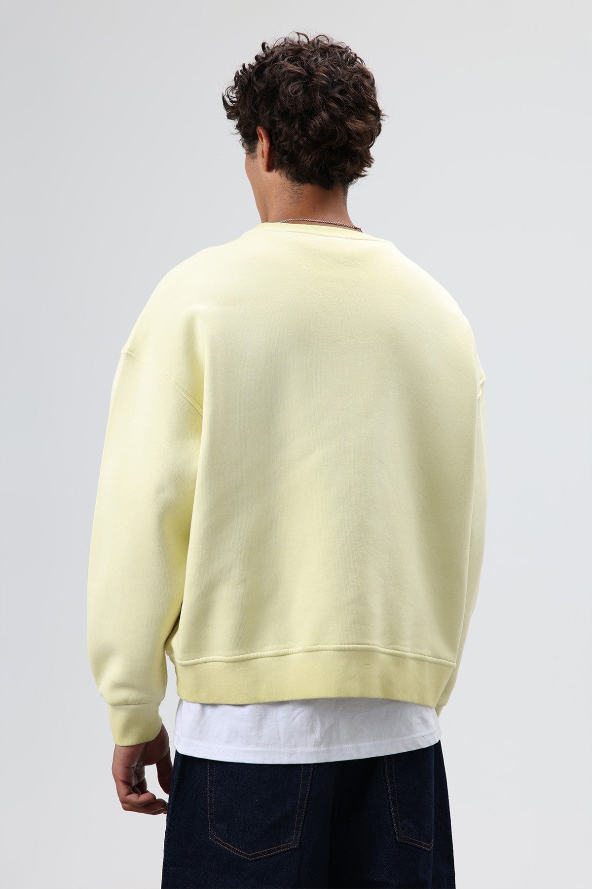 Oversized Bike Neck Sweatshirt with Pockets