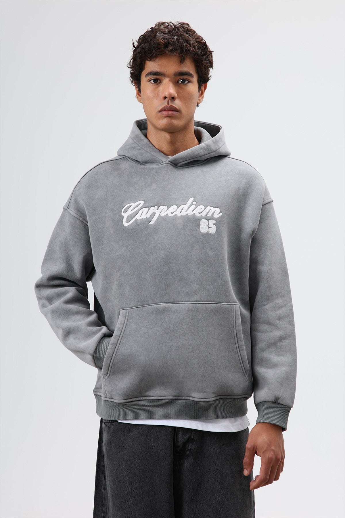 Oversized Printed Hoodie