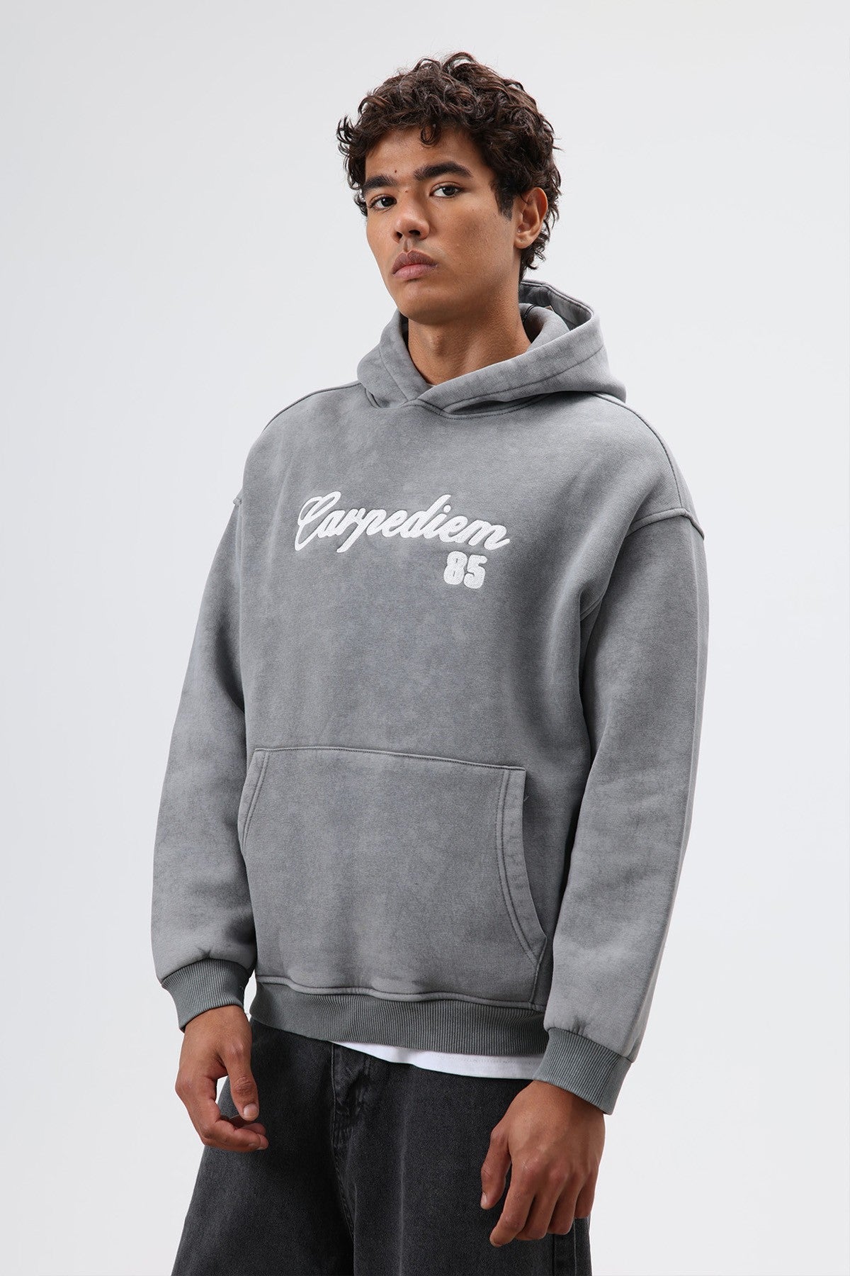 Oversized Printed Hoodie
