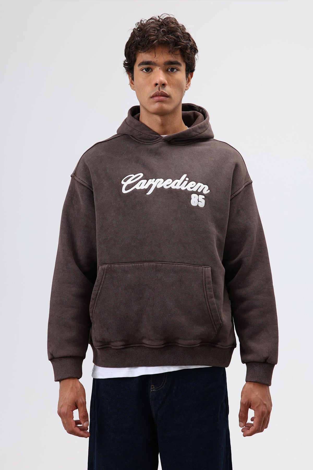 Oversized Printed Hoodie