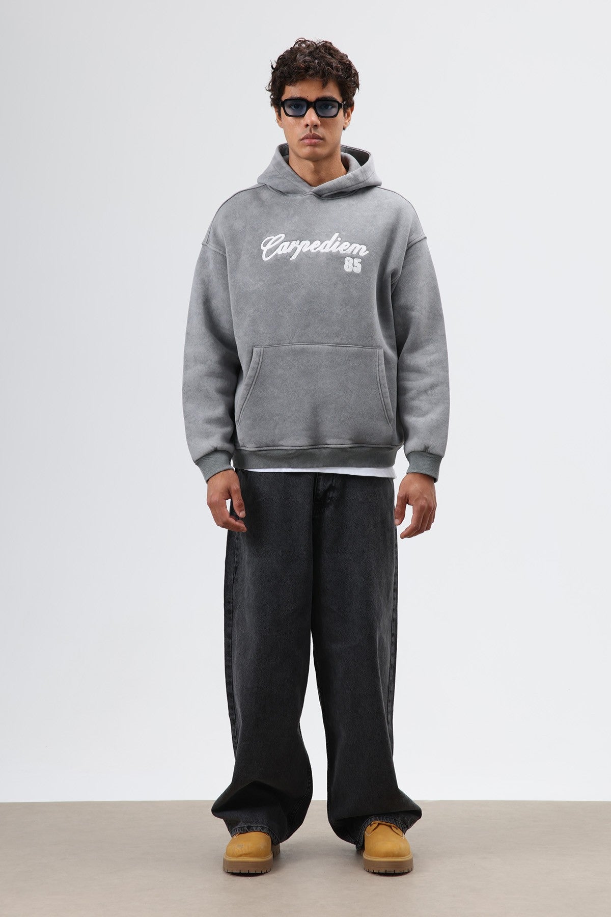 Oversized Printed Hoodie