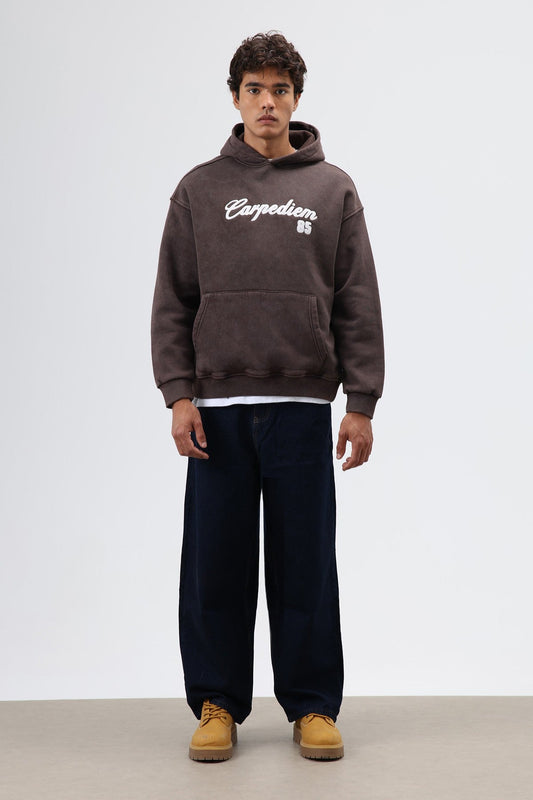 Oversized Printed Hoodie