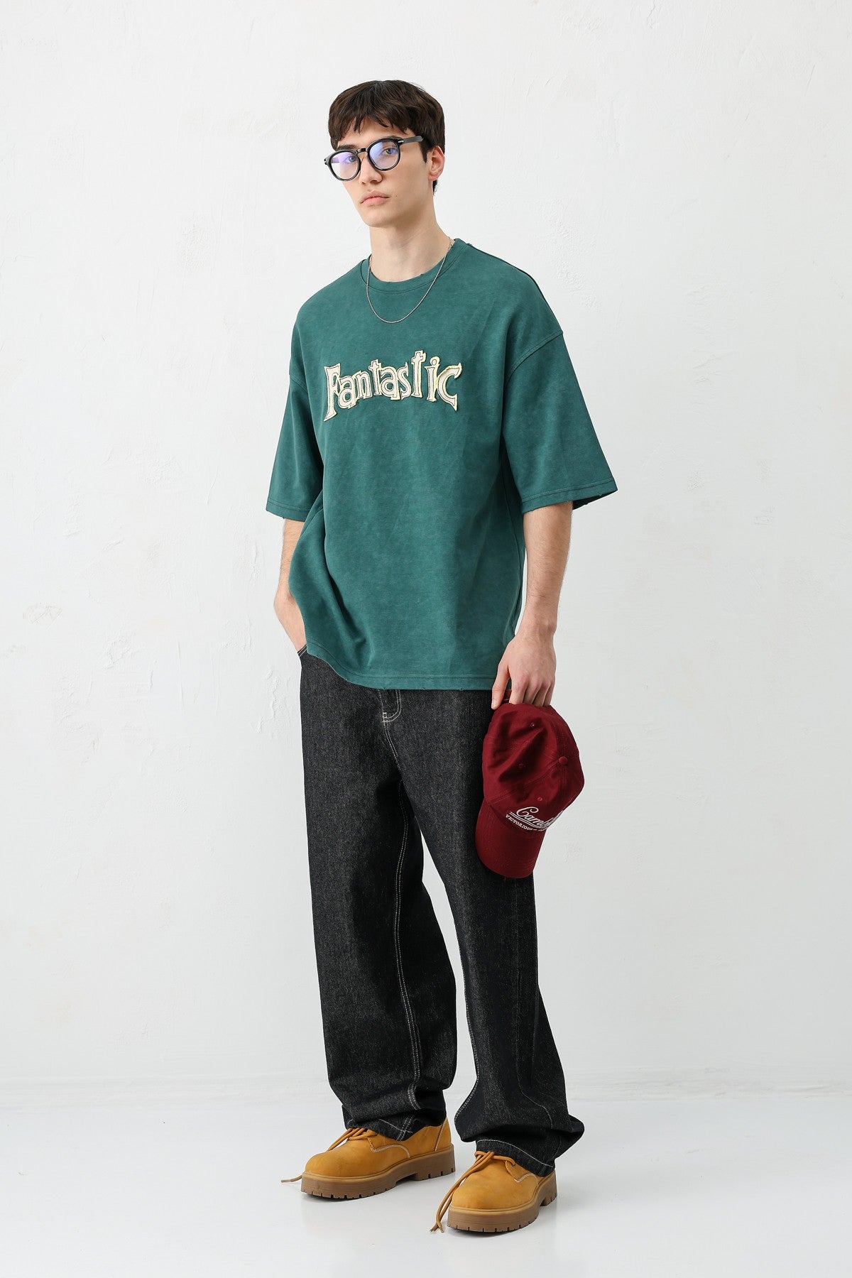 WASHED OVERSIZED T-SHIRT V70-132