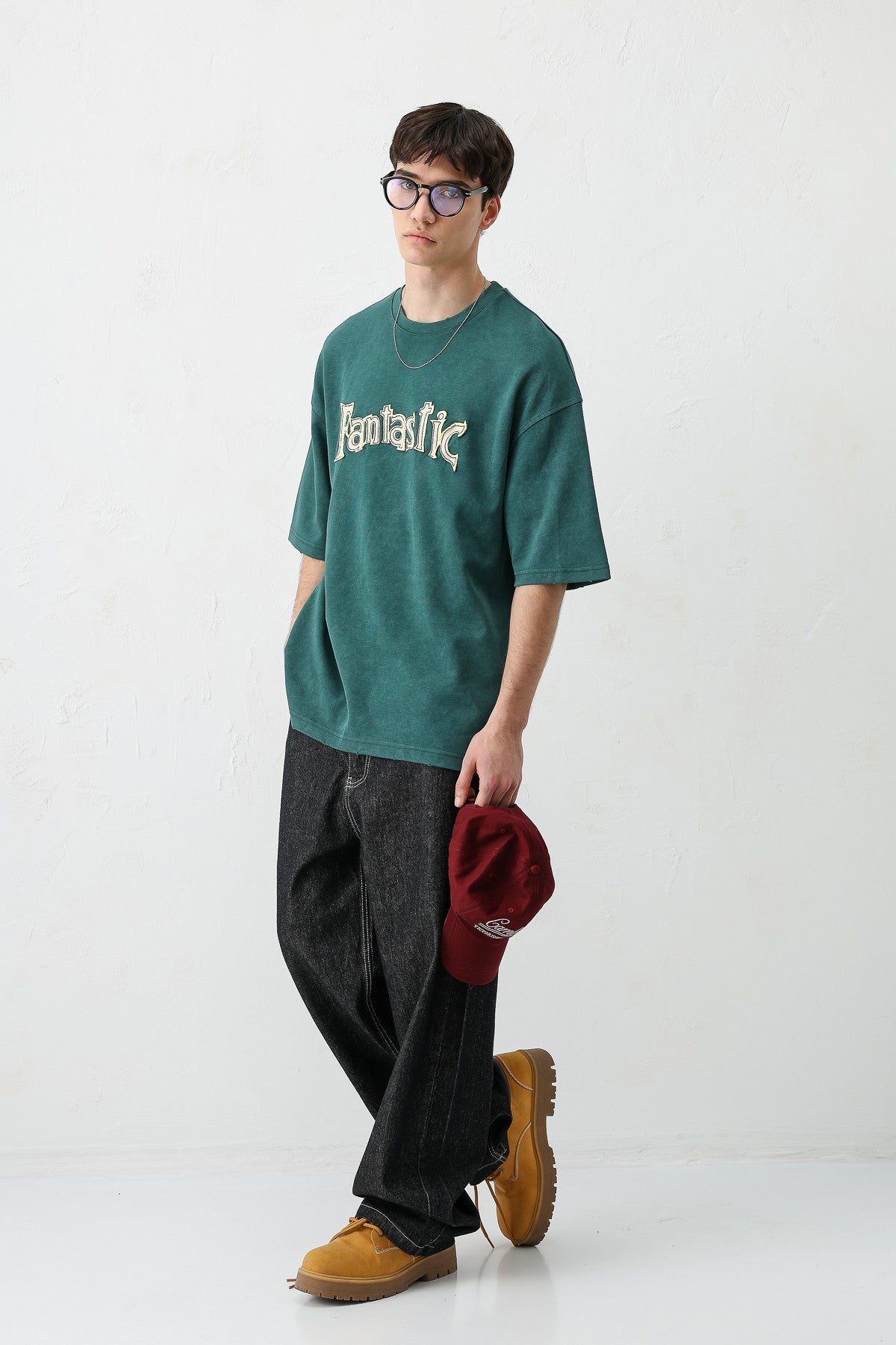 WASHED OVERSIZED T-SHIRT V70-132