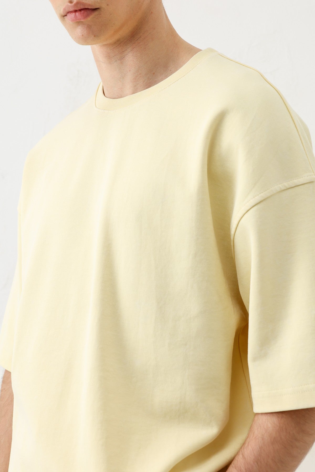 Short-Sleeved, Washed Oversized T-Shirt