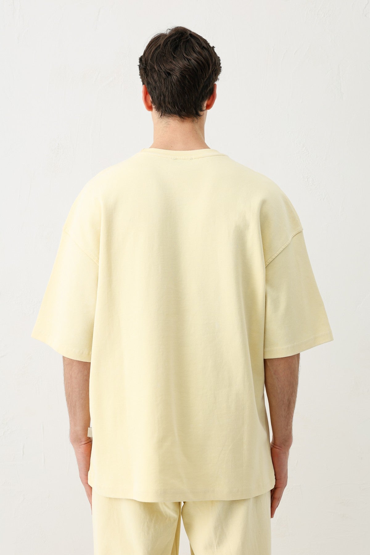 Short-Sleeved, Washed Oversized T-Shirt