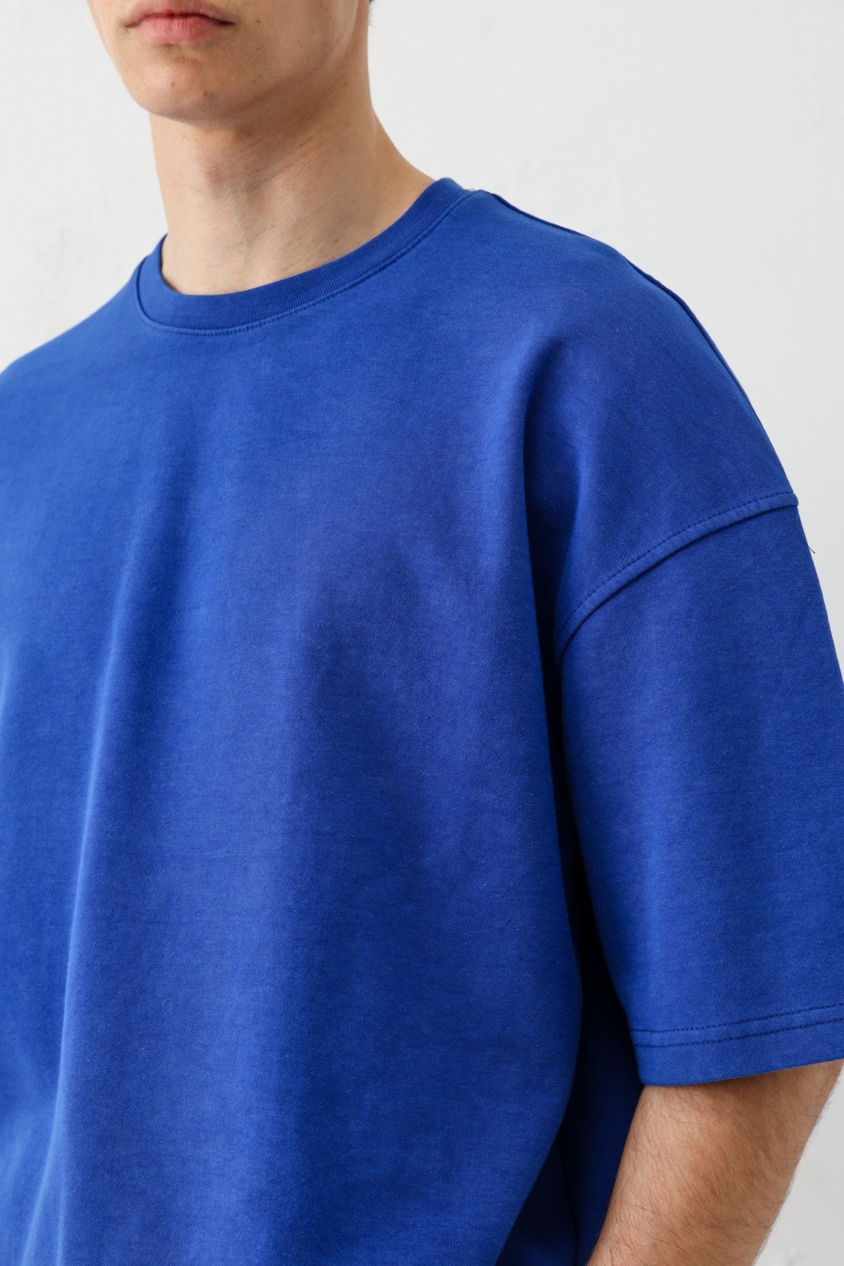 Short-Sleeved, Washed Oversized T-Shirt