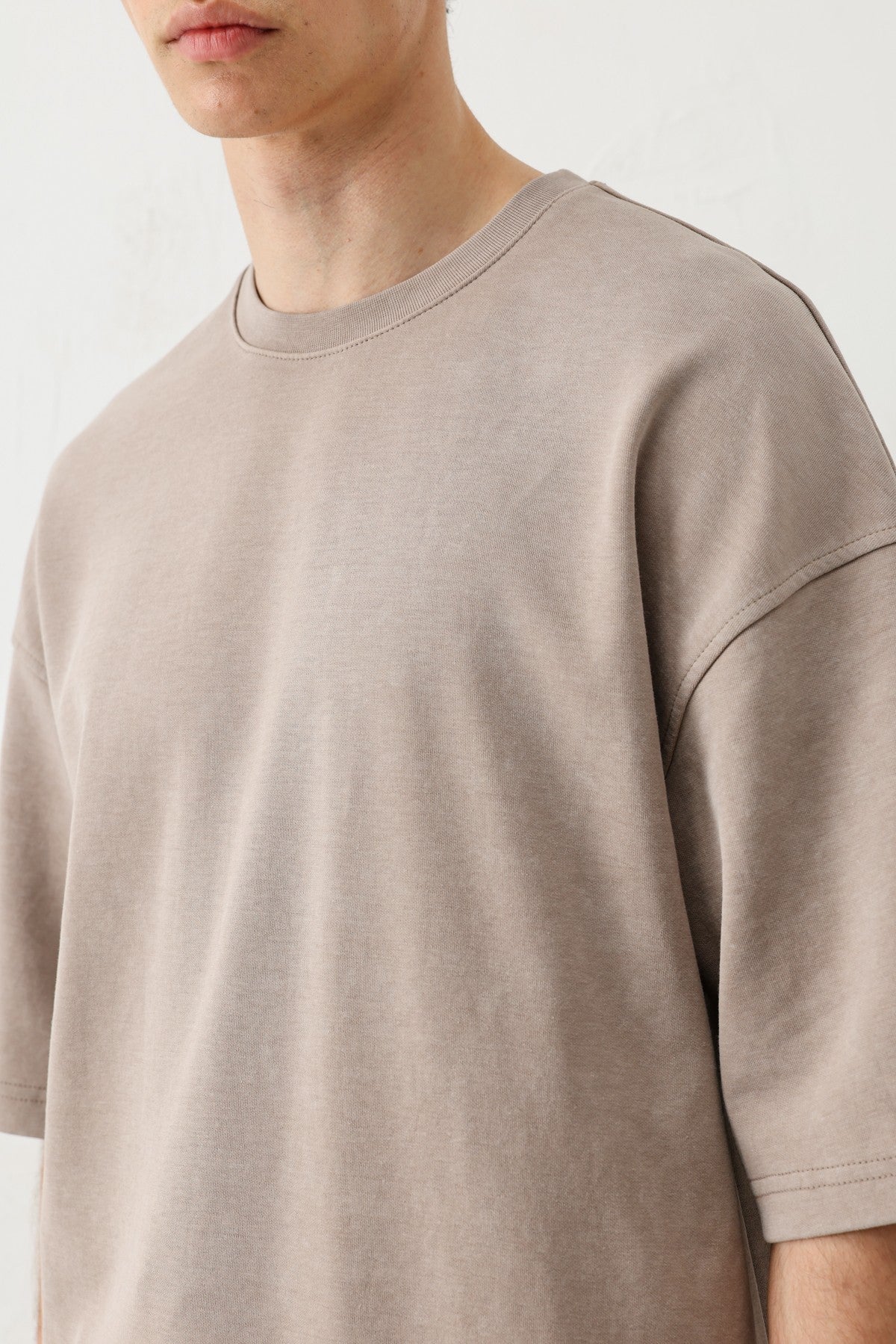 Short-Sleeved, Washed Oversized T-Shirt