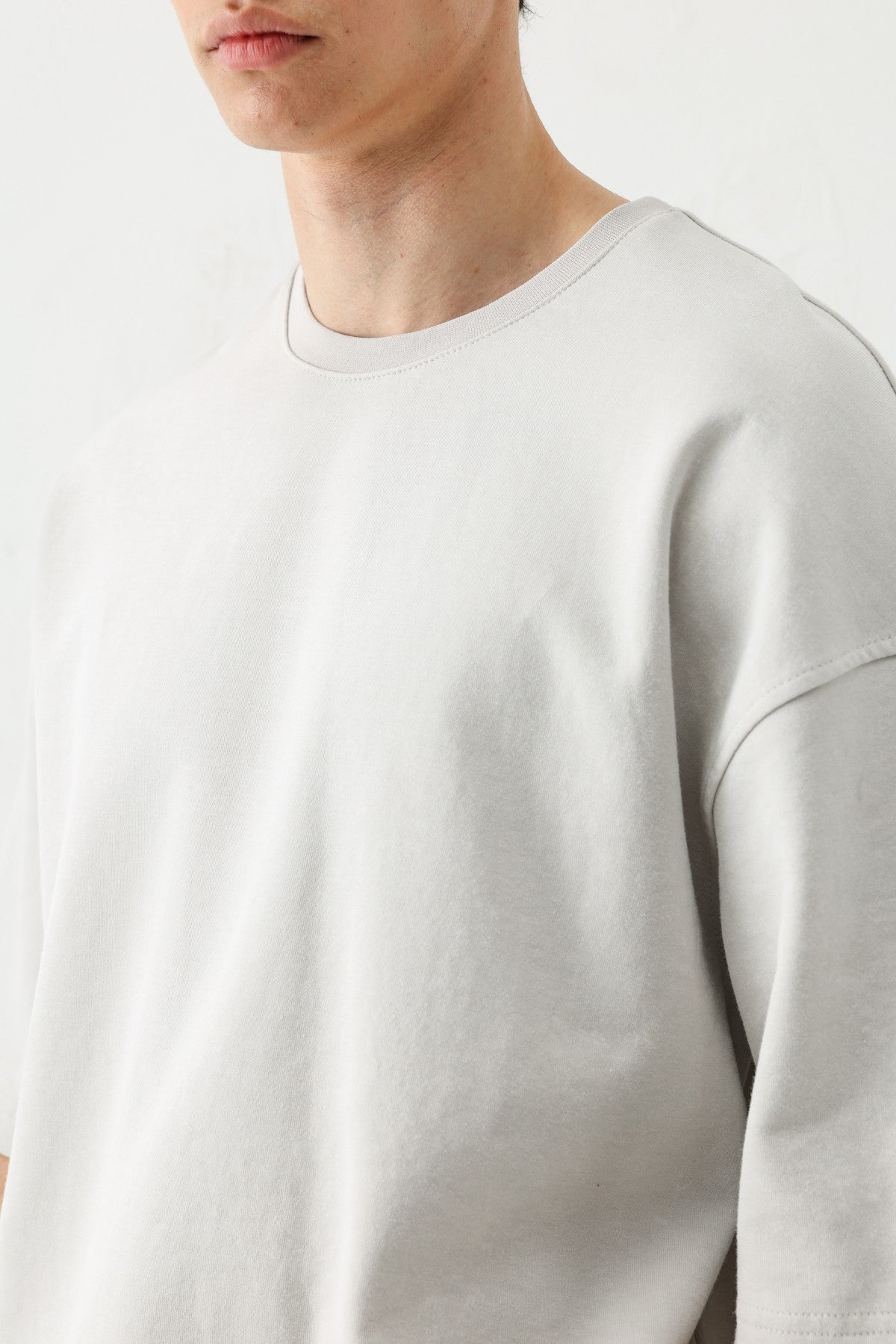 Short-Sleeved, Washed Oversized T-Shirt