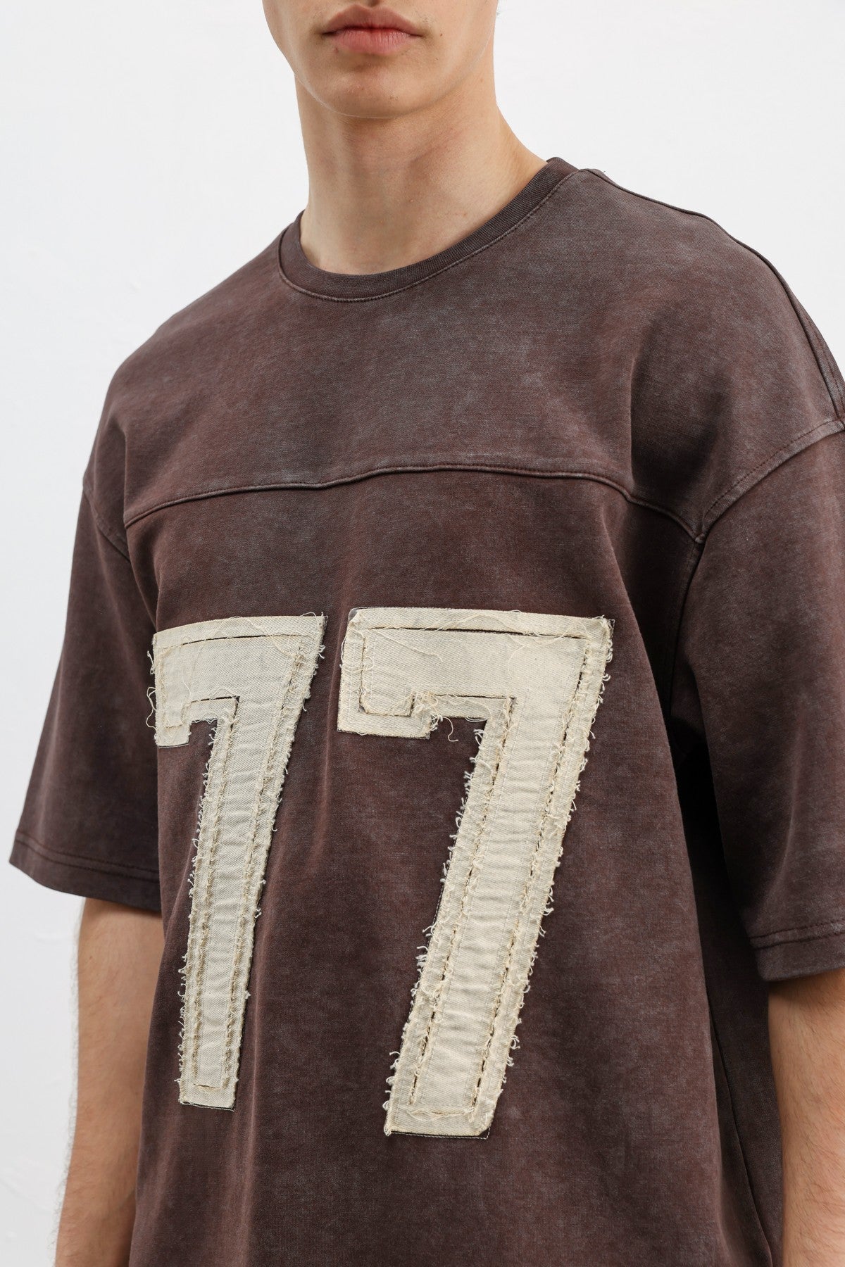 Oversized T-Shirt with Printed Number