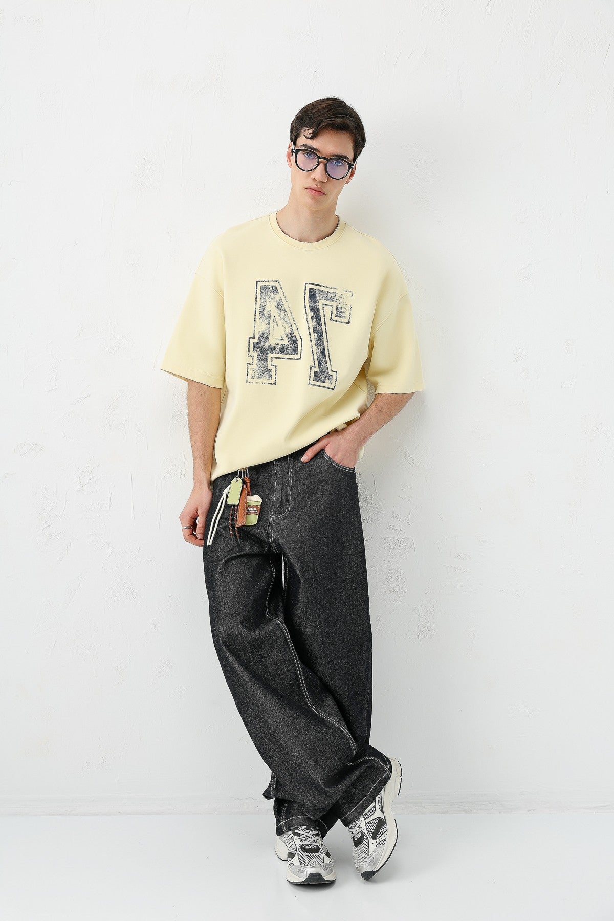 Oversized T-Shirt with Print (Requires Washing)