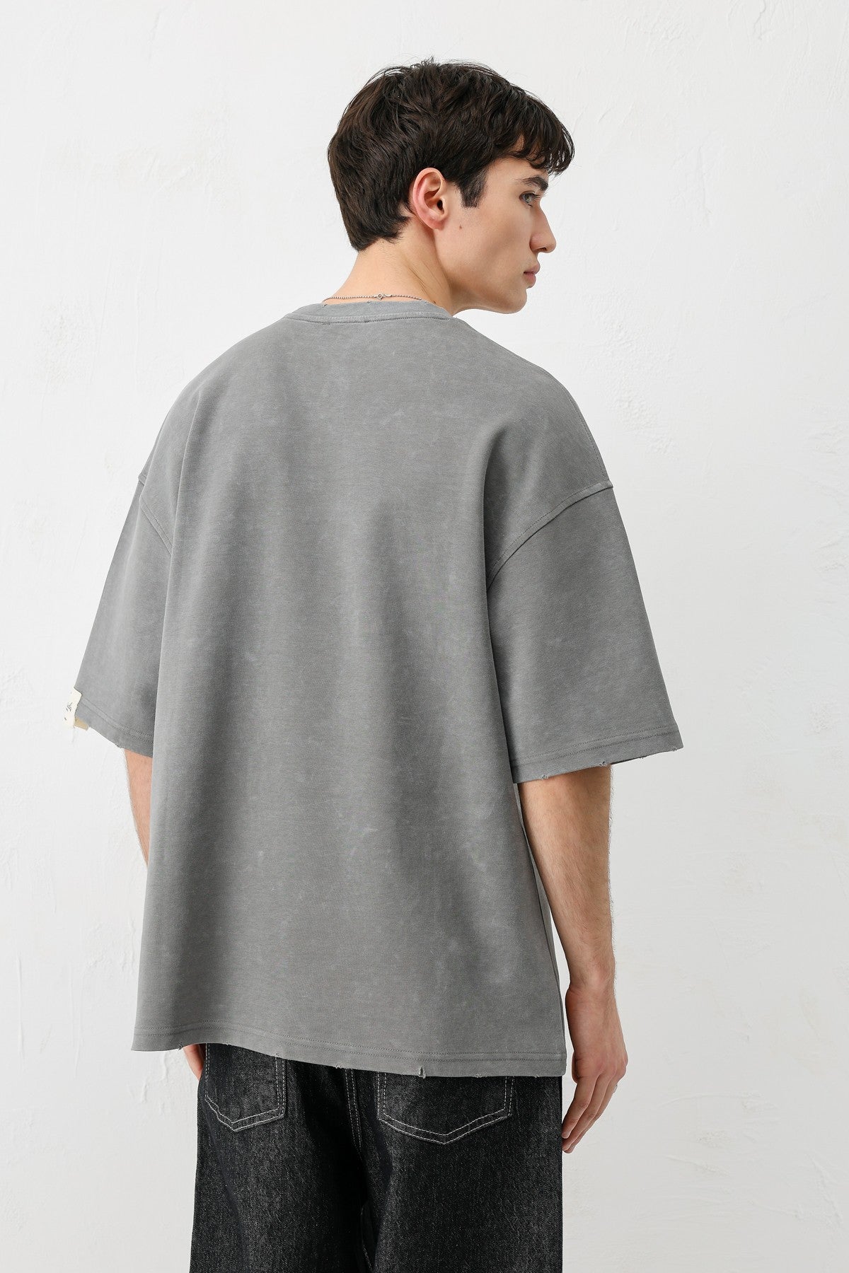 Oversized "Gracias" Printed T-Shirt