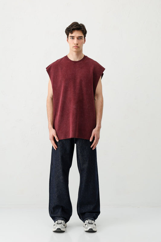 Basic Sleeveless T-Shirt