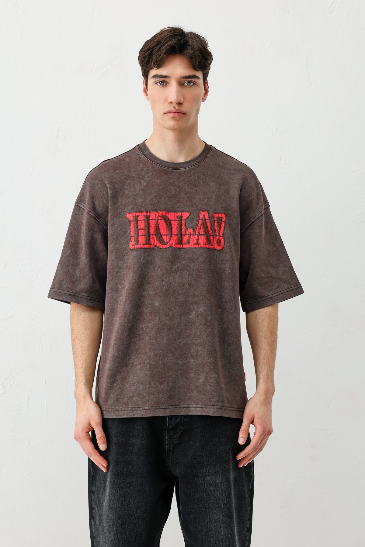 Oversized T-Shirt with Print (Requires Washing)