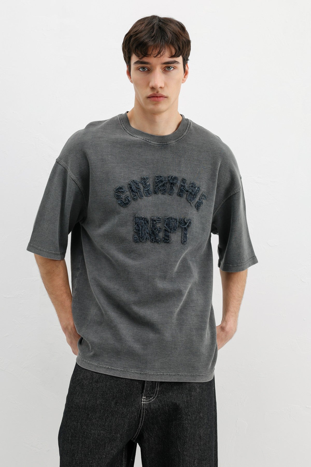Oversized T-Shirt with Washable Print