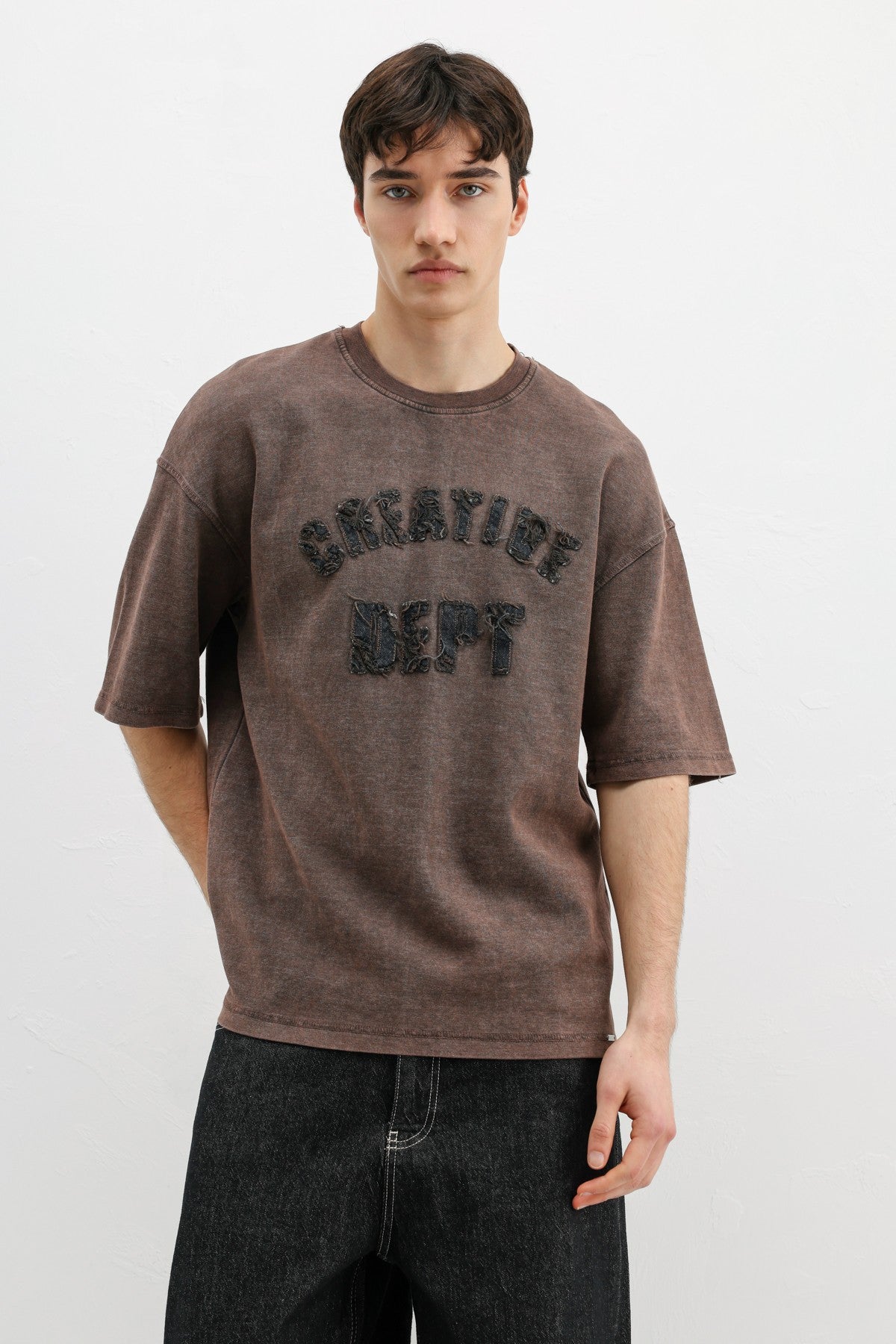 Oversized T-Shirt with Washable Print