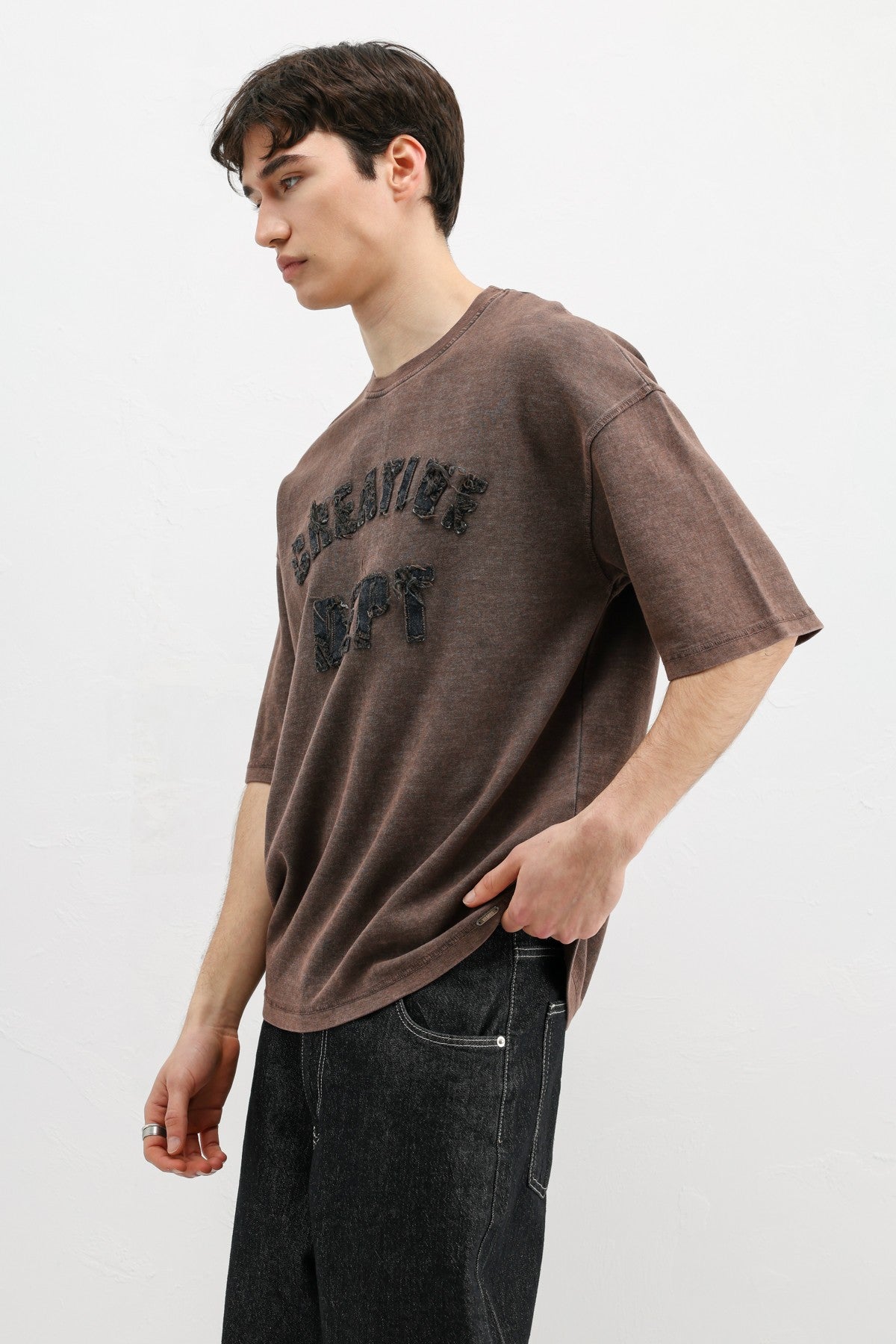 Oversized T-Shirt with Washable Print