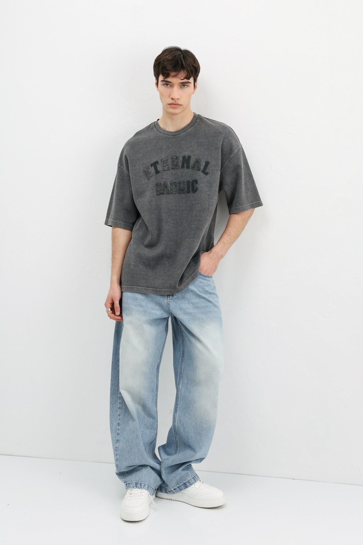 Oversized Printed T-Shirt V70-148