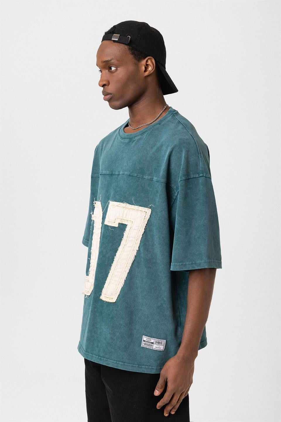 Oversized T-Shirt with Print (Requires Washing)