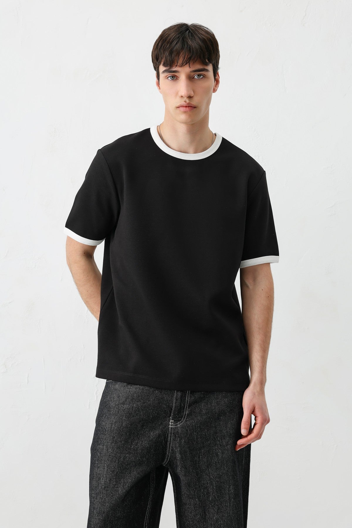 Short-Sleeved Regular-Fit T-Shirt