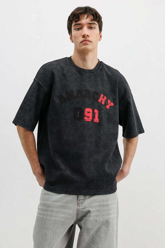 Oversized Printed T-Shirt V70-153