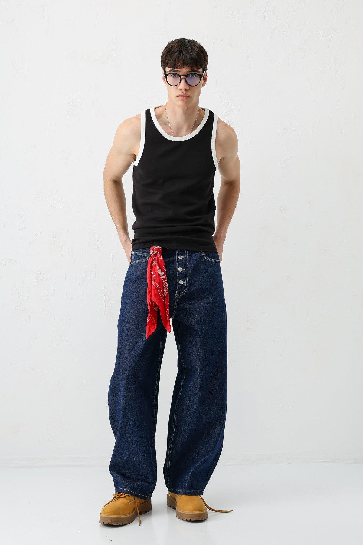 Oversized T-Shirt with Straps