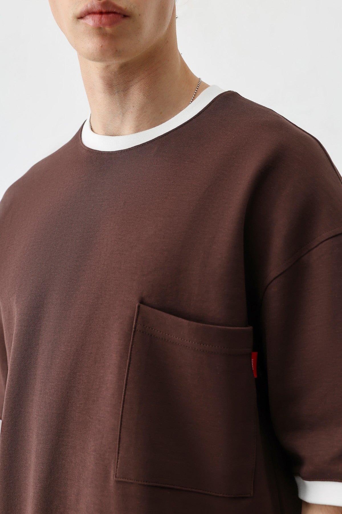 Short-Sleeved Oversized T-Shirt with Pockets