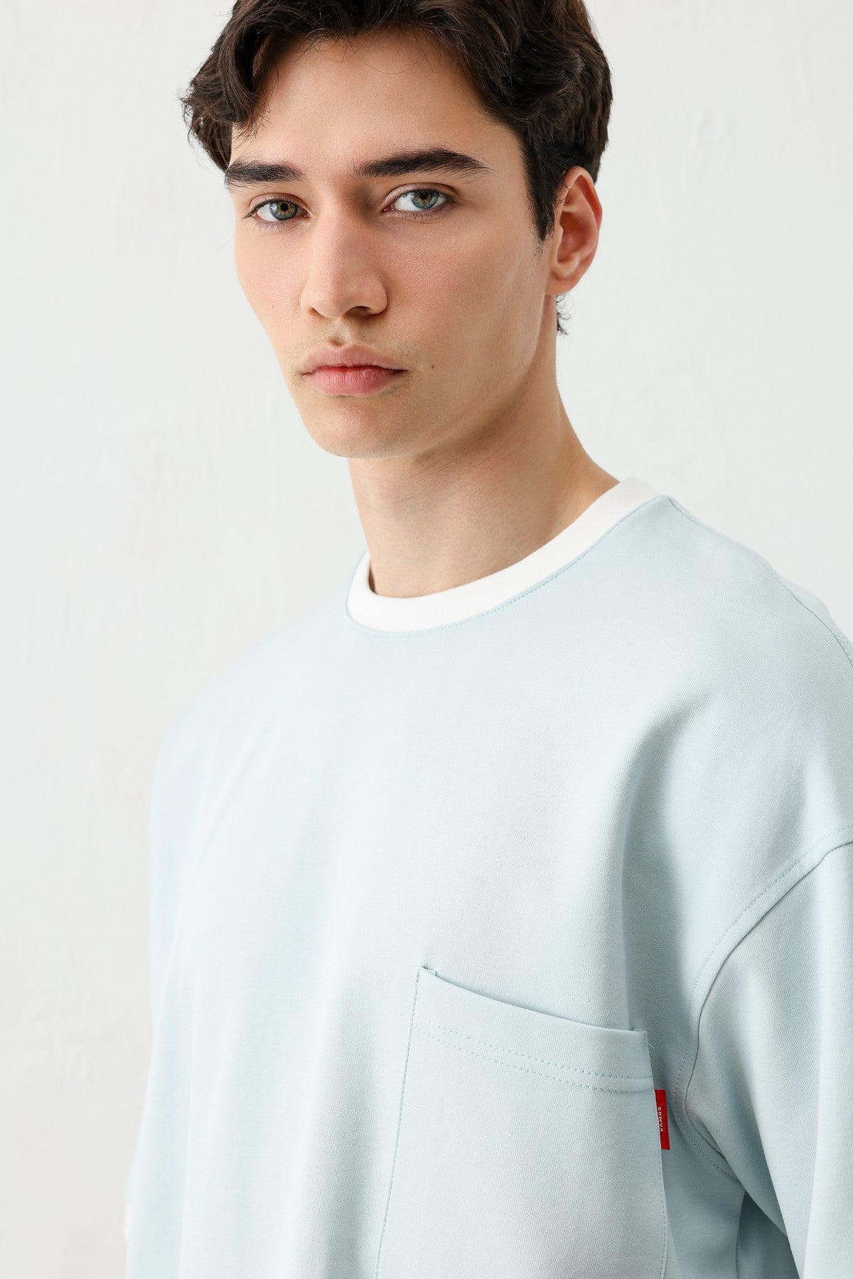 Short-Sleeved Oversized T-Shirt with Pockets