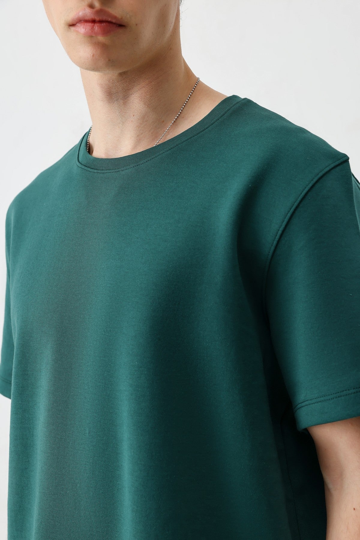 Short-Sleeved Boxy-Fit T-Shirt