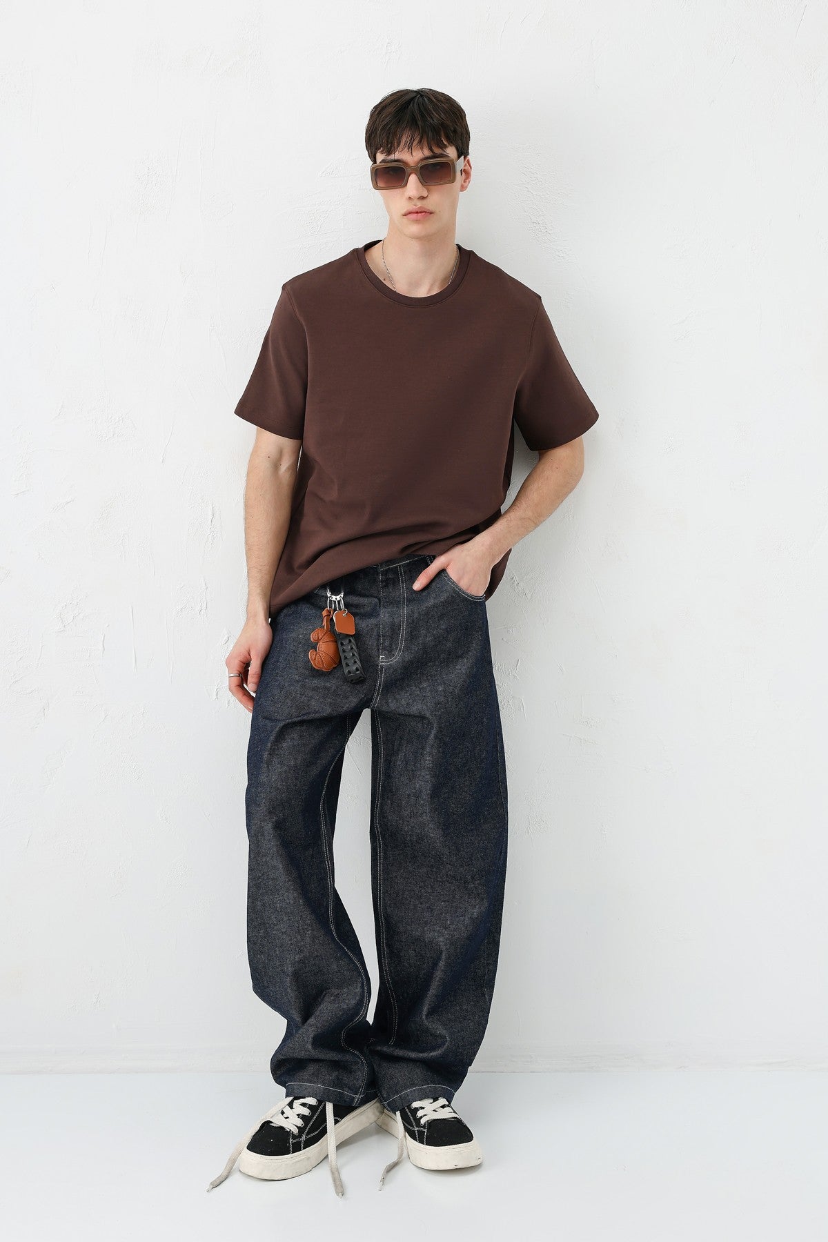 Short-Sleeved Boxy-Fit T-Shirt