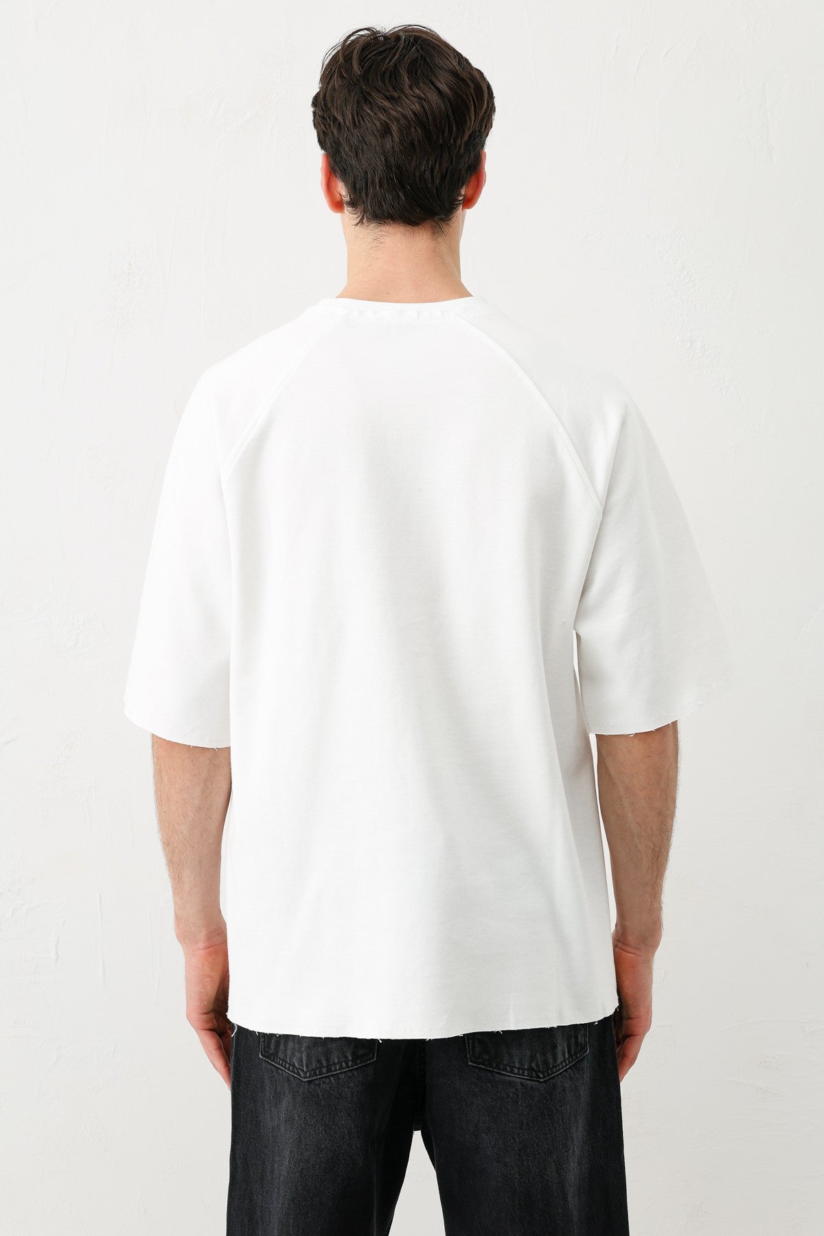 Oversized Crew Neck T-Shirt with 5 Prints