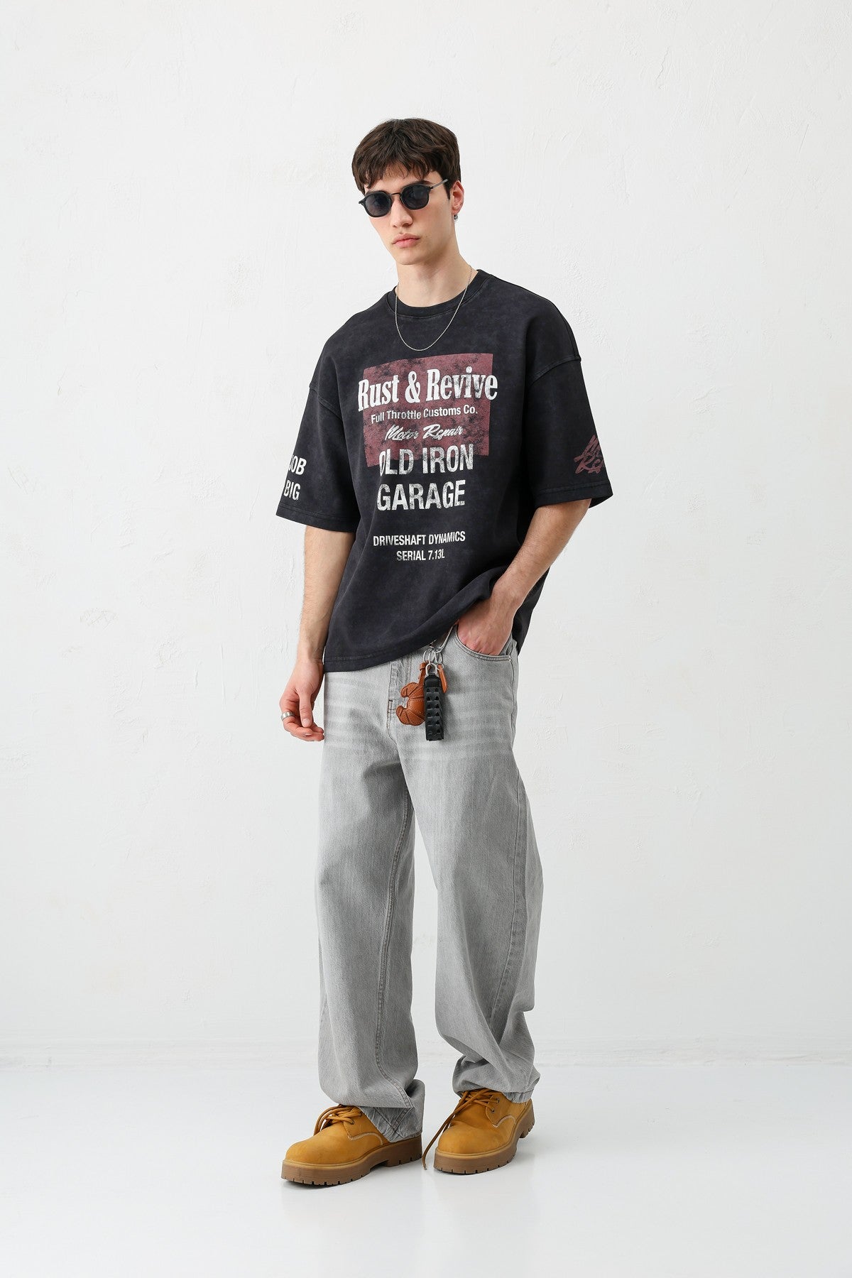 Oversized Printed T-Shirt V70-167