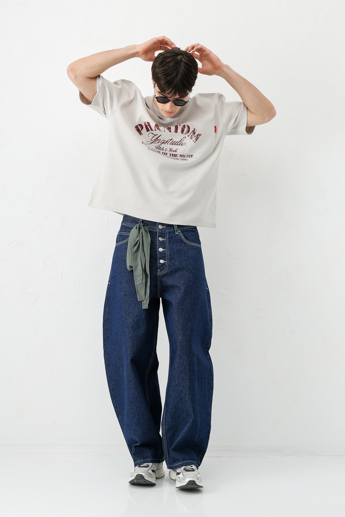 Short-Sleeved Boxy-Fit Printed T-Shirt