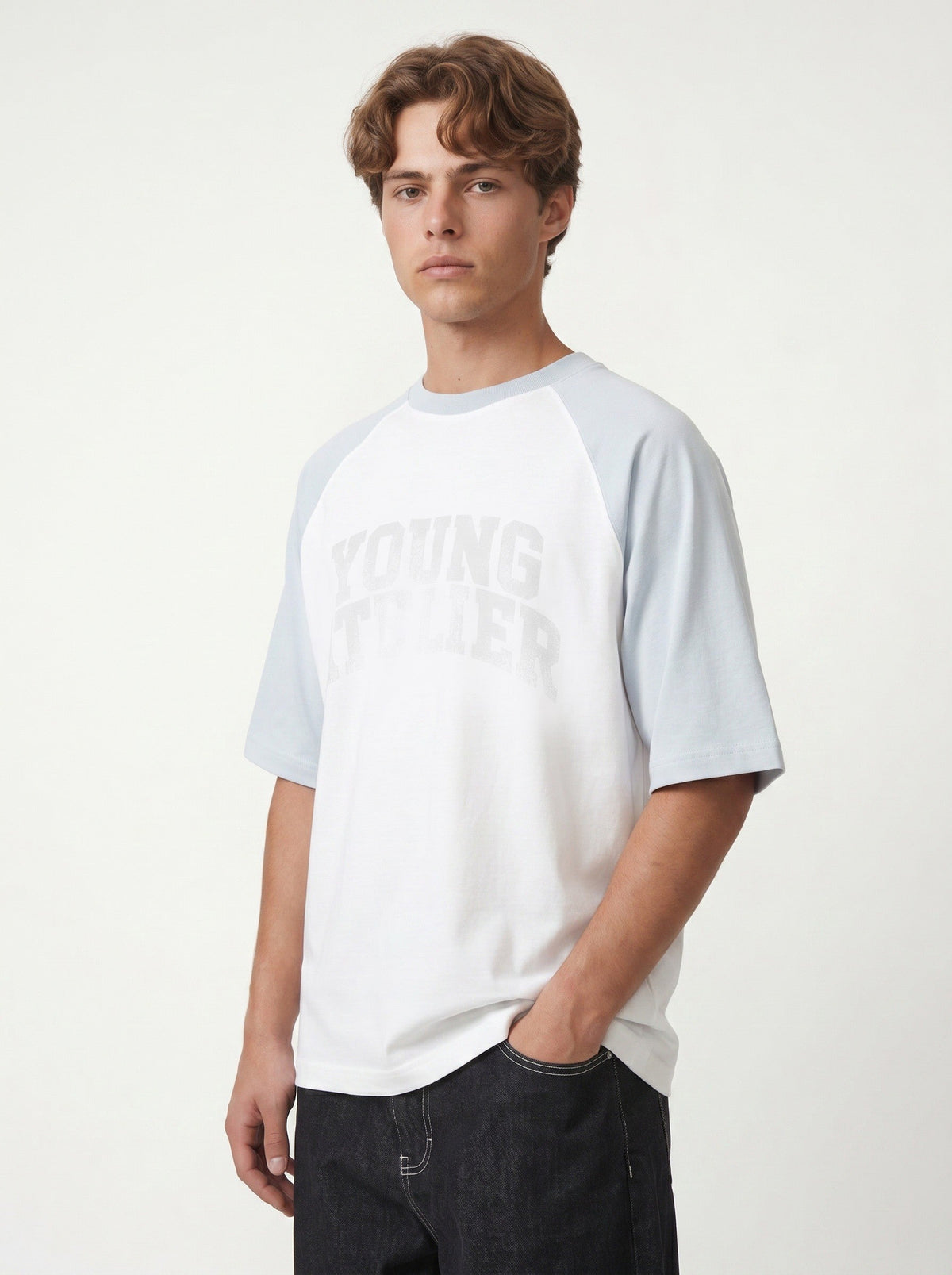 Printed Oversized T-Shirt V70-177