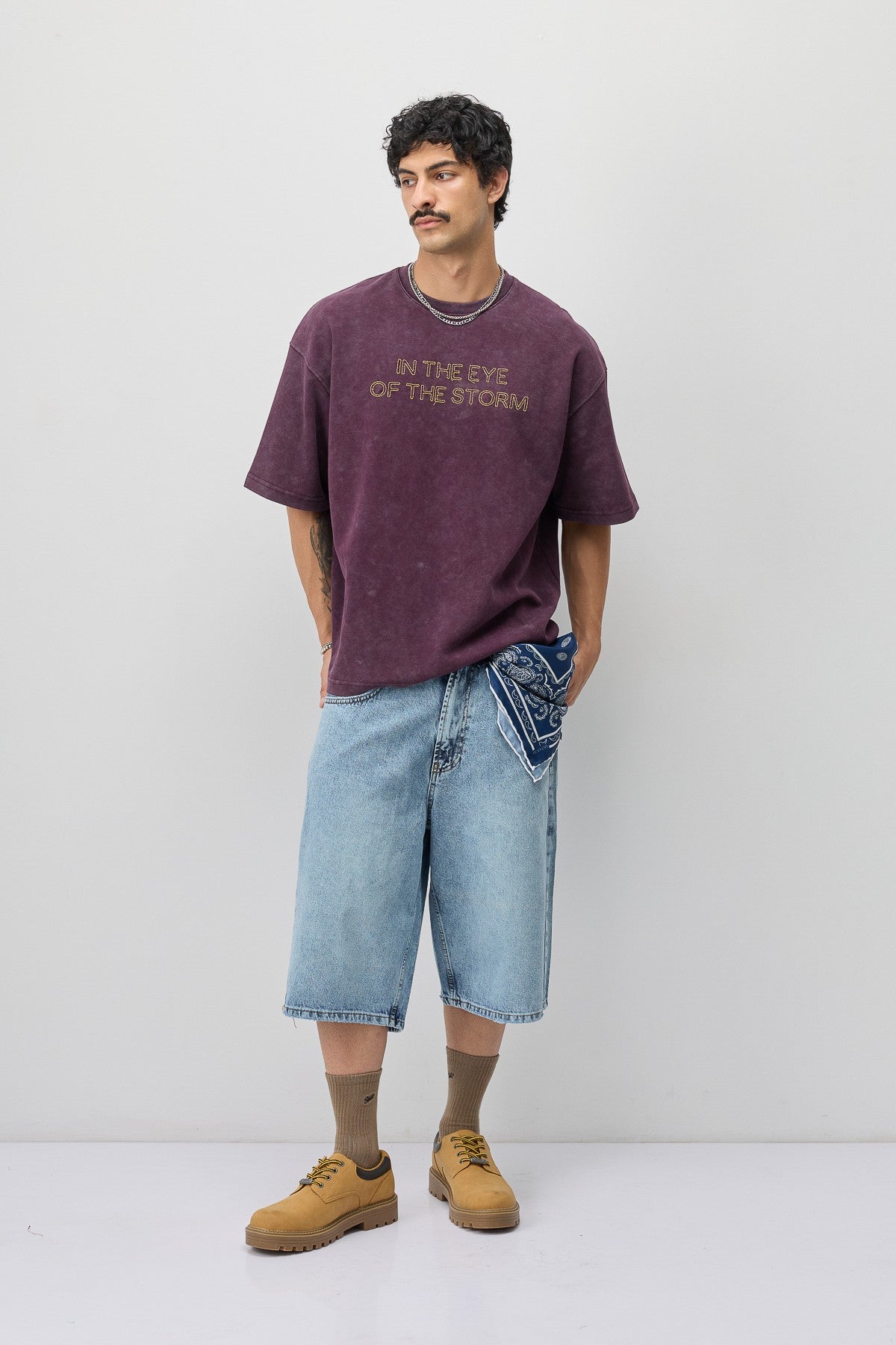 Oversized T-Shirt with Front Print