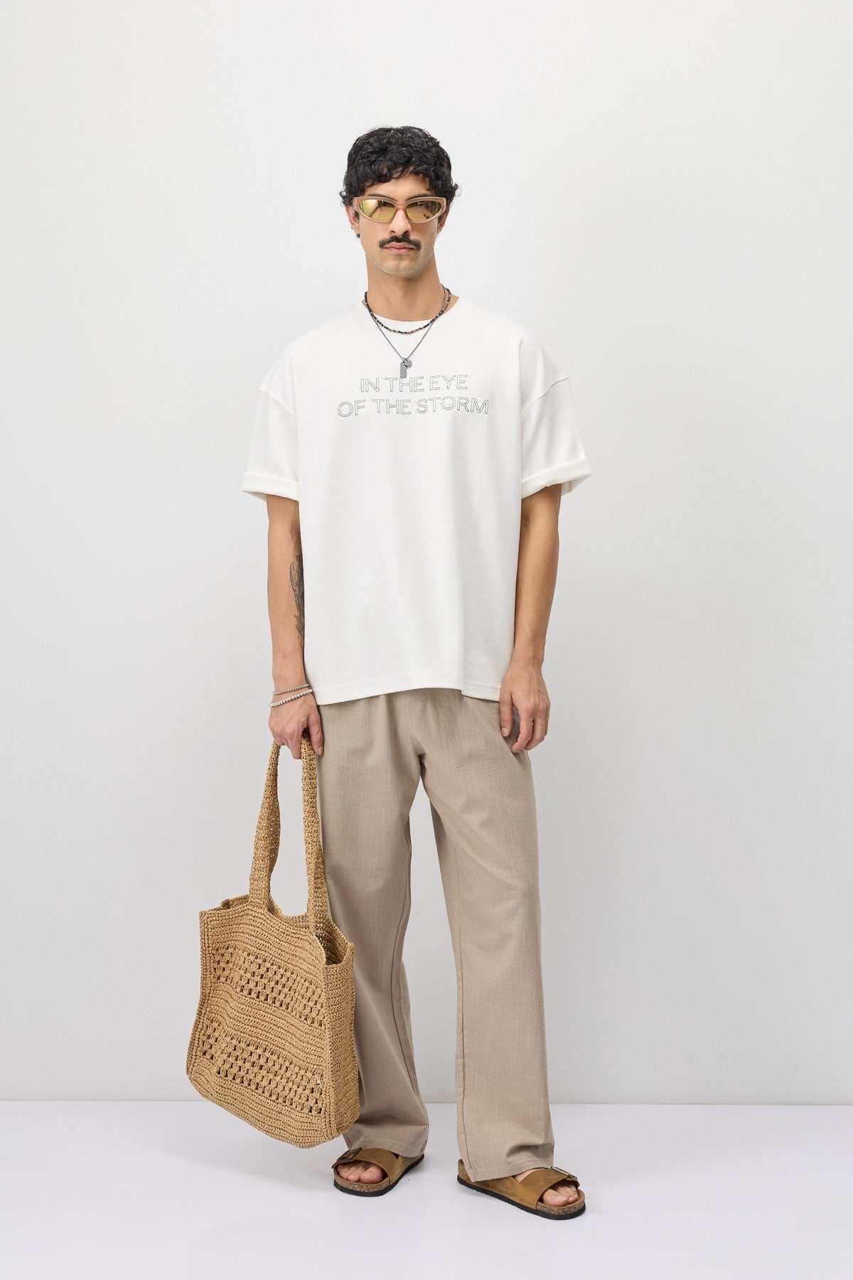 Oversized T-Shirt with Front Print