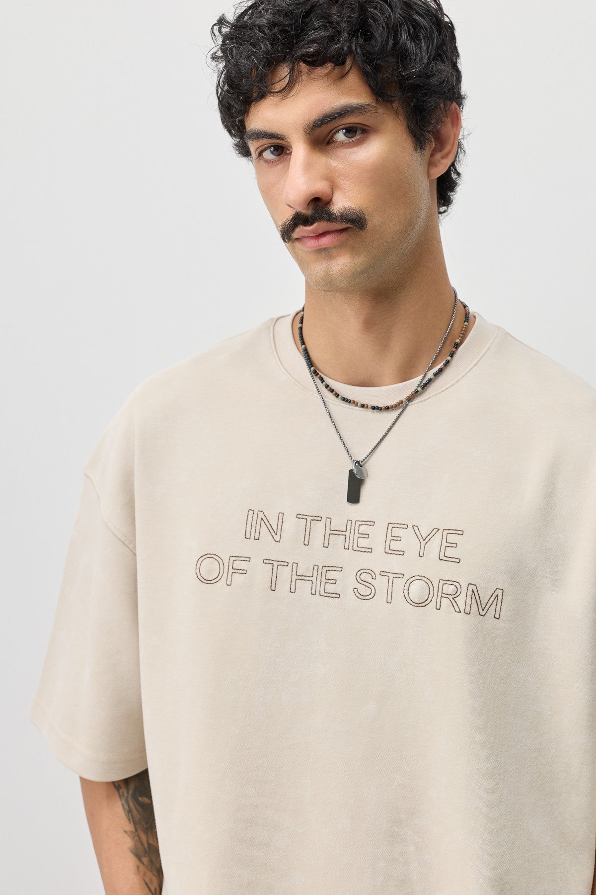 Oversized T-Shirt with Front Print