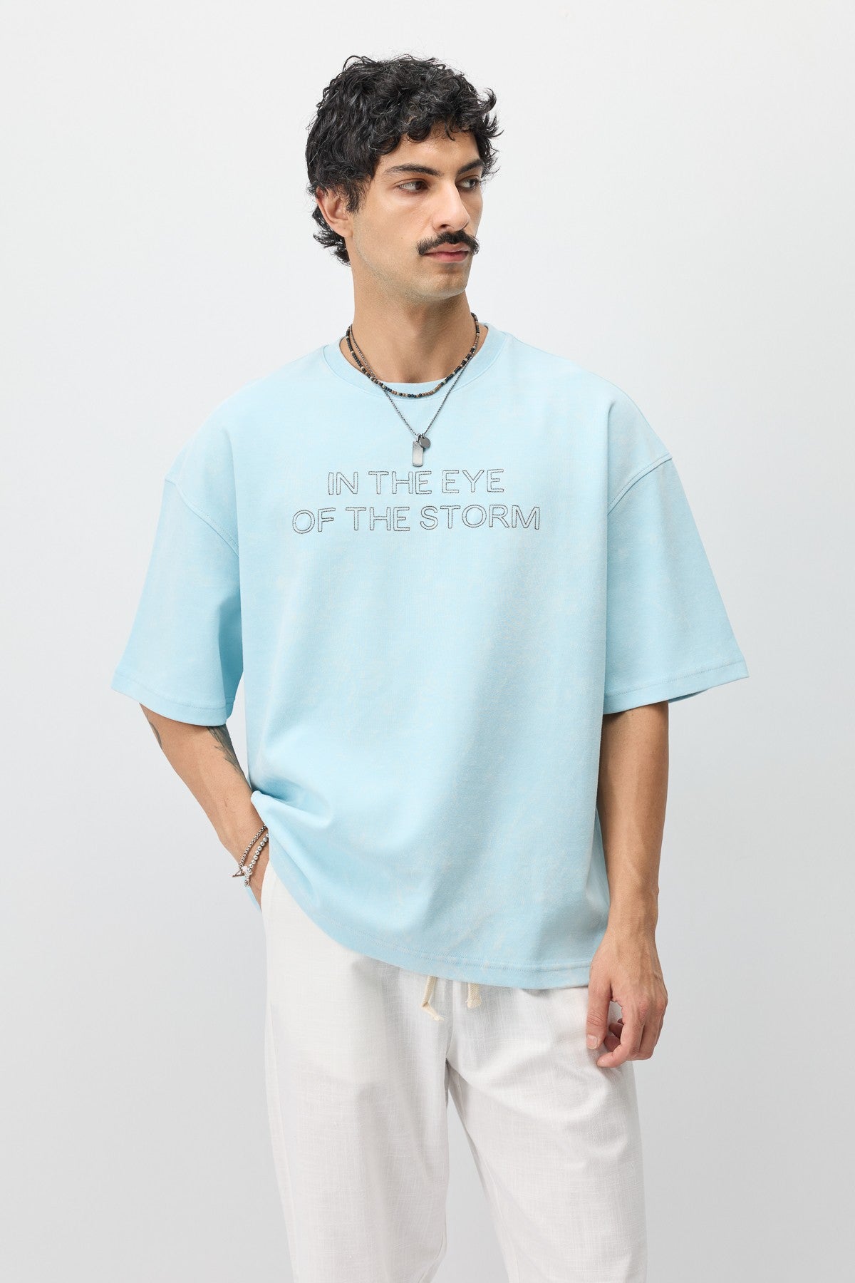 Oversized T-Shirt with Front Print