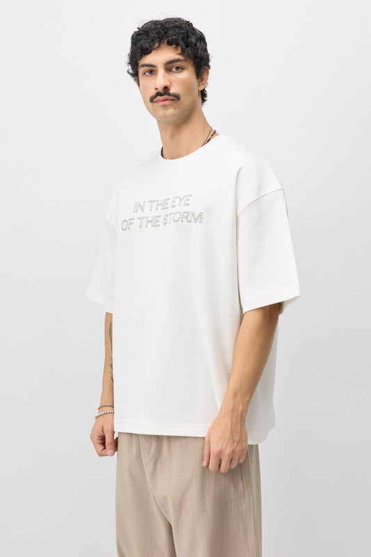 Oversized T-Shirt with Front Print