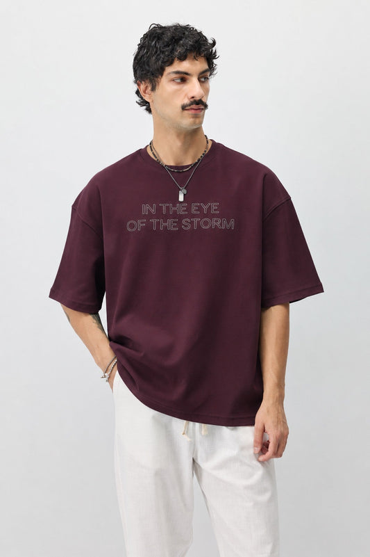 Oversized T-Shirt with Front Print