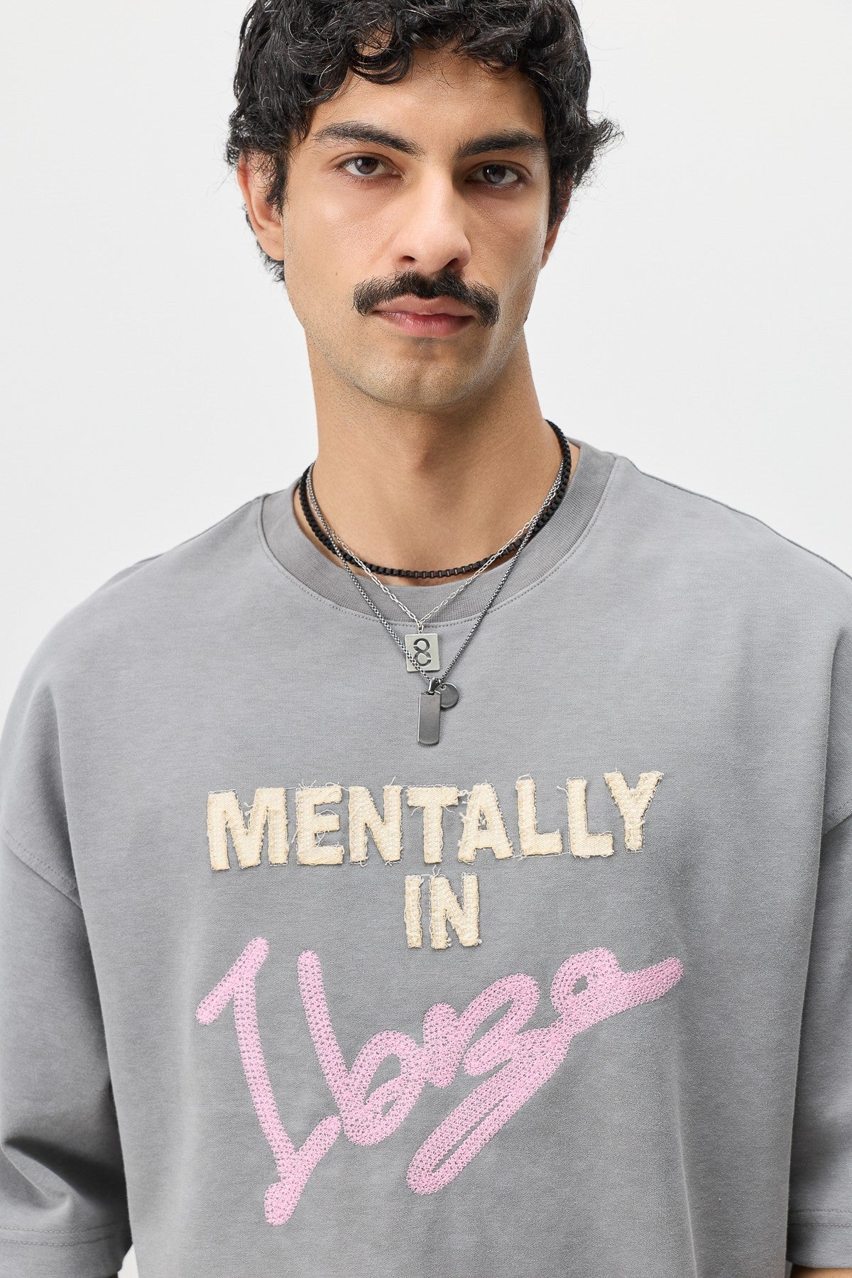 Oversized T-Shirt with Ibiza Print