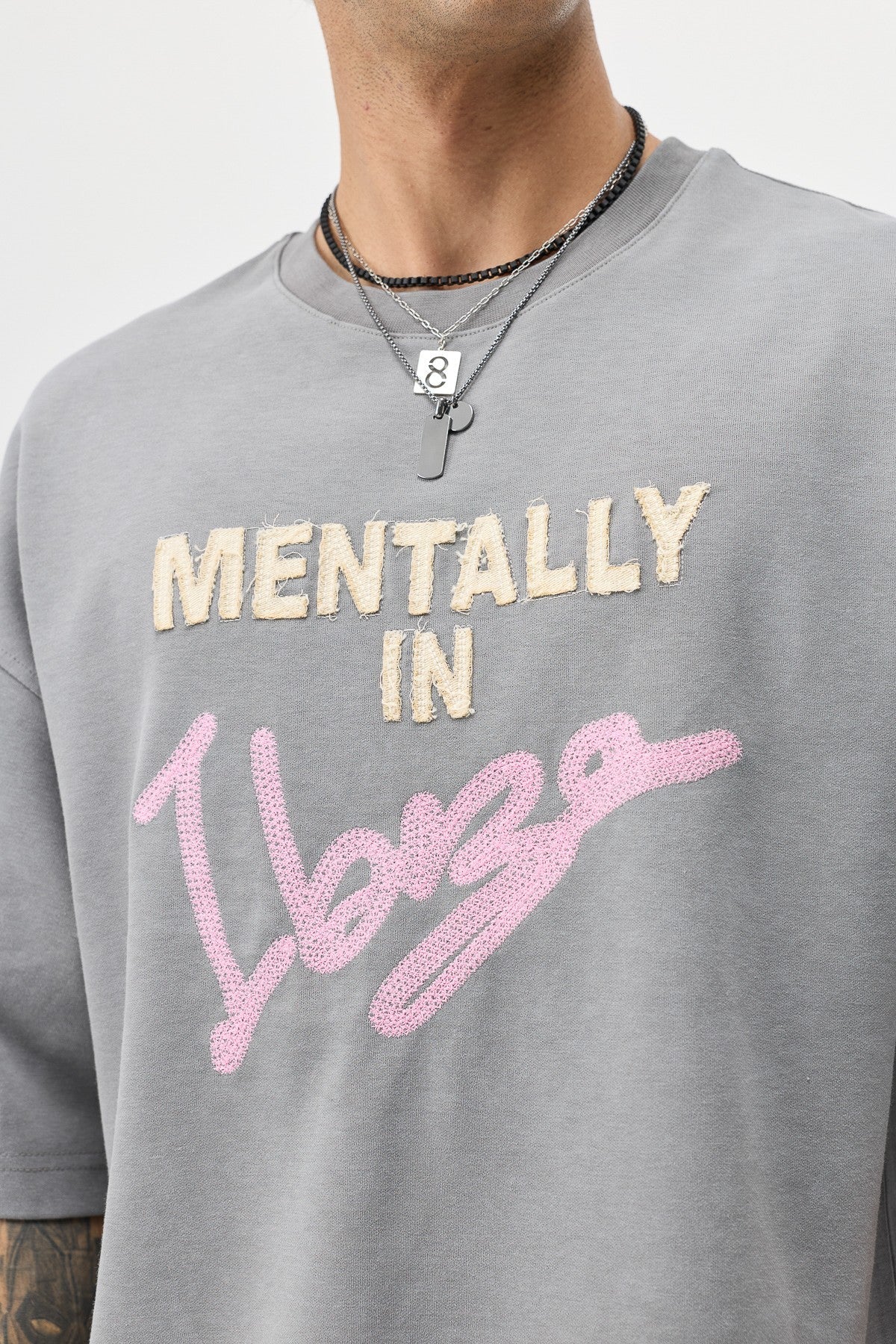 Oversized T-Shirt with Ibiza Print