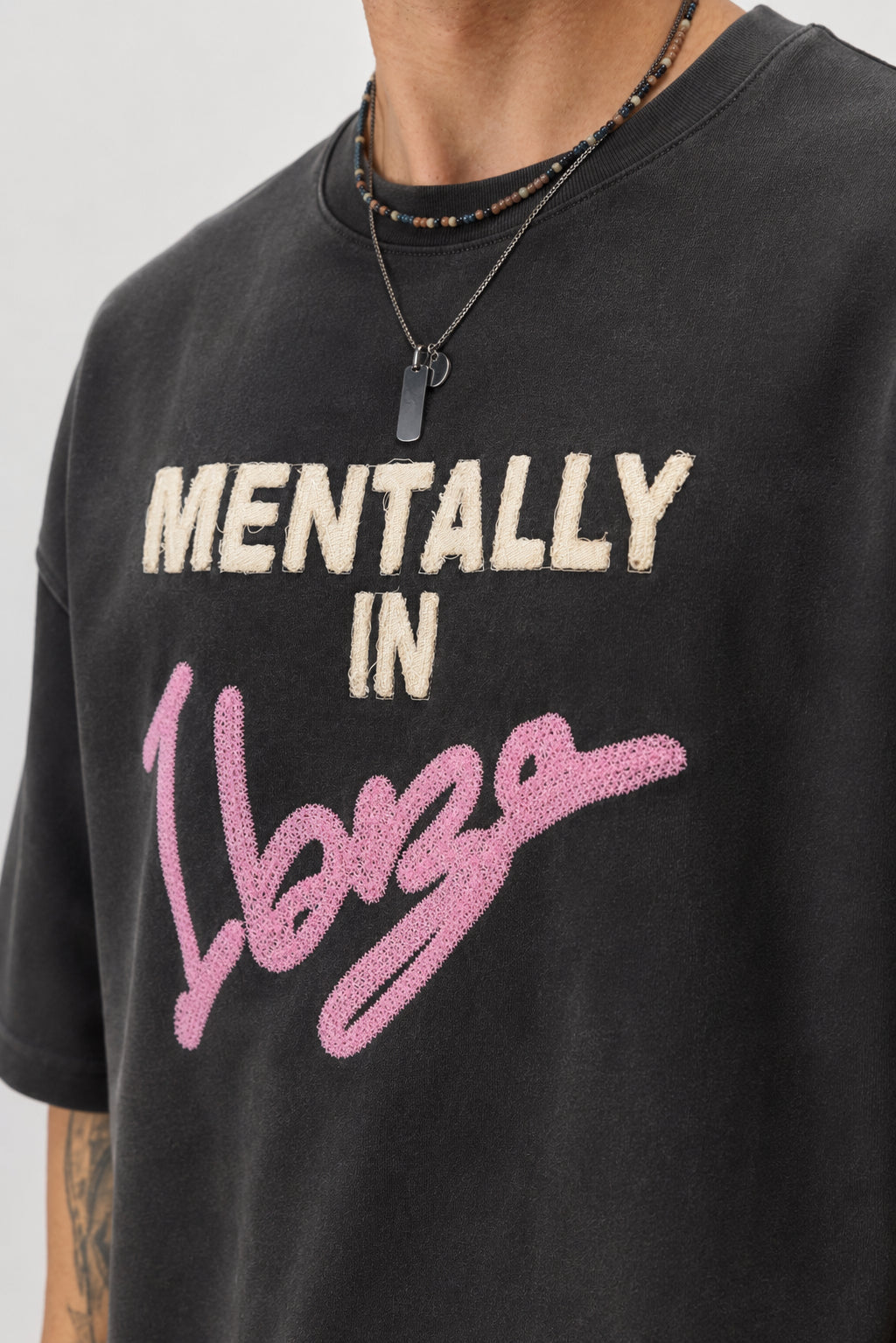 Oversized T-Shirt with Ibiza Print