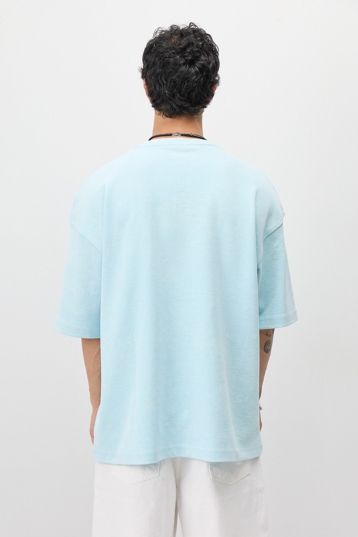 Oversized T-Shirt with Ibiza Print